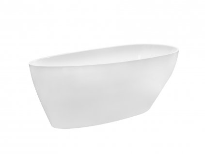 Voľne stojaca vaňa Goya White 160x70, liaty mramor