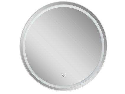 Vivace White 80 okrúhle kúpeľňové zrkadlo s dotykovým ovládaním a LED podsvietením