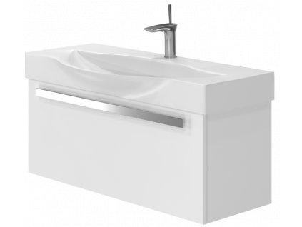 Sorizo White 105 kúpeľňová skrinka s umývadlom