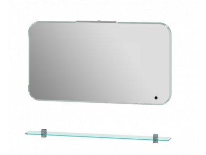 Kúpeľňové zrkadlo Velluto 100 s poličkou a osvetlením LED