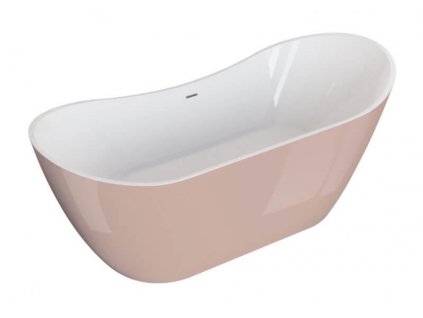 Voľne stojaca akrylátová vaňa Abi 180x80, ružová
