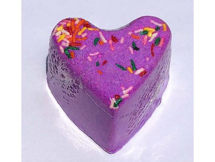 Šumivá bomba do kúpeľa cukríkové srdce