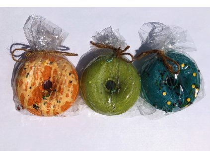 Šumivá bomba do kúpeľa zdobená donutom