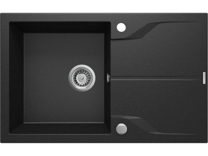 Kuchynský drez Andy Flush 78 s odkapávačom, grafit