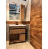 Bronx Wotan Dub 80 kúpeľňová skrinka s umývadlom