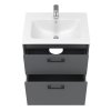 Afina Piedra Grey 60 kúpeľňová skrinka s umývadlom