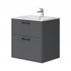 Afina Piedra Grey 60 kúpeľňová skrinka s umývadlom