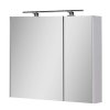 Zrkadlová kúpeľňová skrinka Eliba 80 s osvetlením LED