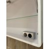 Zrkadlová kúpeľňová skrinka Toscana White 100 s osvetlením LED
