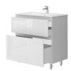 Ester 80 White kúpeľňová skrinka s umývadlom