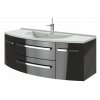Vanessa Black 120 kúpeľňová skrinka s umývadlom