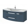 Vanessa Indigo Blue 120 kúpeľňová skrinka s umývadlom