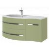 Vanessa Olive 110 kúpeľňová skrinka s umývadlom