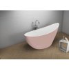 Zoe 180x80 voľne stojaca vaňa, ružový lesk