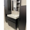 Manhy Black 70 kúpeľňová skrinka s umývadlom