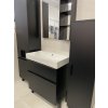 Manhy Black 85 kúpeľňová skrinka s umývadlom