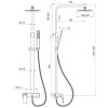 Sprchová súprava Hyacint so zmiešavačom