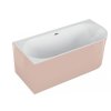 Voľne stojaca akrylátová vaňa Sola 160x75, ružová