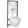 Závesná WC súprava Delos/Adriatic White
