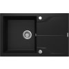 Kuchynský drez Andy Flush 78 s odkapávačom, čierny