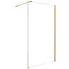 Sprchovací kút Aero Intimo Walk In, gold brush