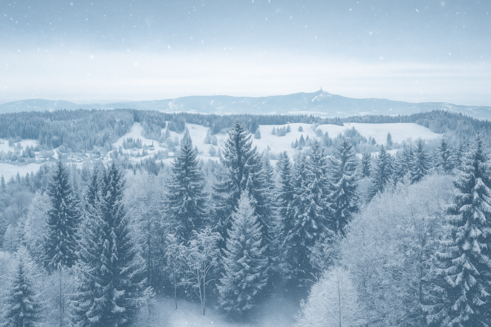 Jizerské hory v zimě: 5 vyhlídkových tras bez davů