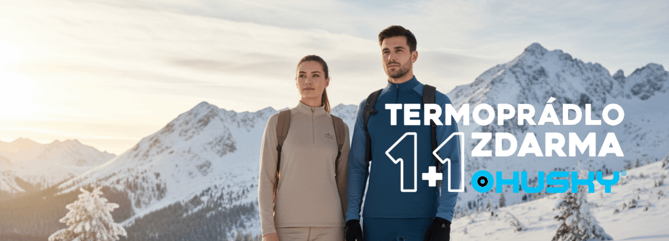 Akce 1+1 zdarma na termoprádlo Husky