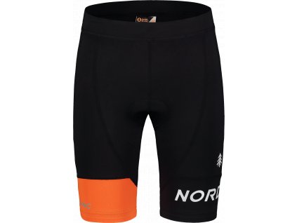 nordblanc-compression-panske-cyklisticke-sortky-cerno-oranzove