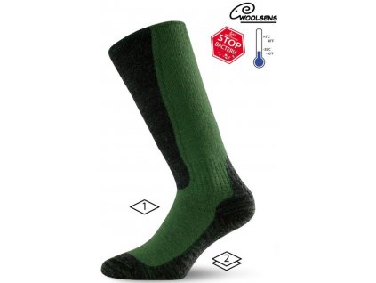 lasting-wsm-620-merino-ponozky-zelene