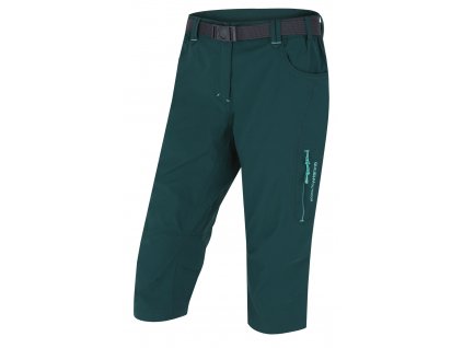 husky-klery-damske-3-4-kalhoty-dark-green