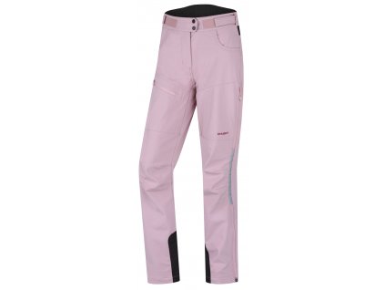 husky-keson-damske-softshell-kalhoty-faded-pink