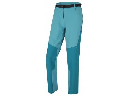 husky-keiry-damske-outdoorove-kalhoty-turquoise