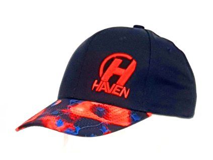 Haven Fullfit kšiltovka s ohnutým kšiltem red design