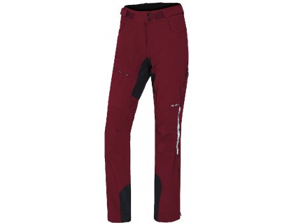 husky keson damske softshell kalhoty wine