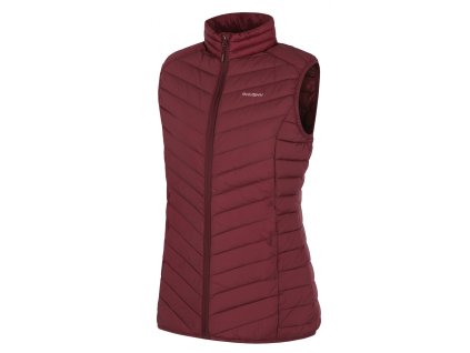 Dámská péřová vesta Dresles L dark bordo (Velikost XXL)
