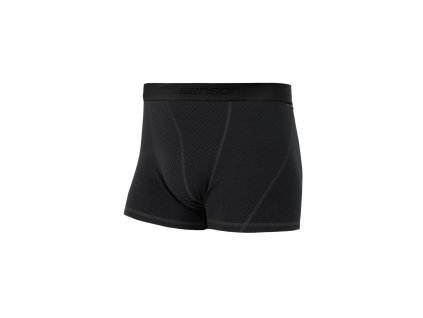 SENSOR MERINO DF pánské trenky černá L (Barva černá, Velikost L)