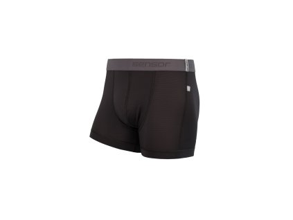 SENSOR COOLMAX TECH pánské trenky černá S (Barva černá, Velikost S)