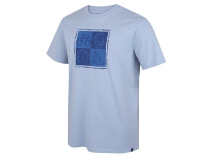 Pánské bavlněné triko Tee Square M light blue (Velikost S)