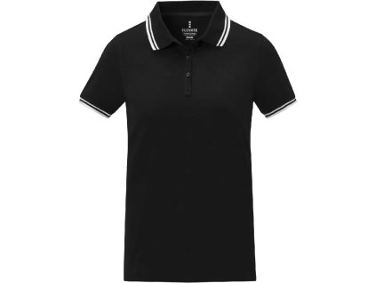 elevate amarago damske polo triko black