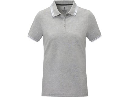 elevate amarago damske polo triko heather grey