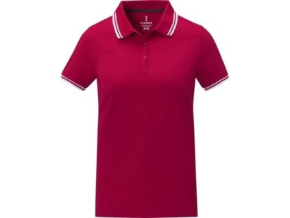 elevate amarago damske polo triko red