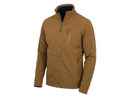 Pánská softshell bunda Salfa M mustard (Velikost L)