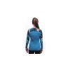 SENSOR MERINO IMPRESS dámské triko dl.rukáv modrá/universe L (Barva modrá, Velikost L)