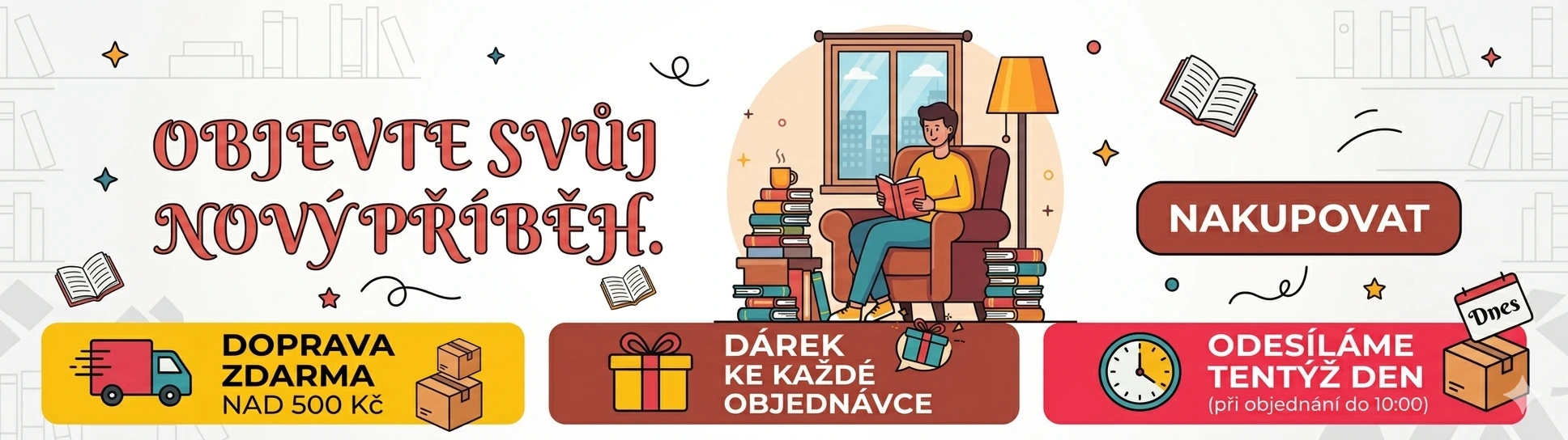 Odeslání tentýž den, doprava zdarma