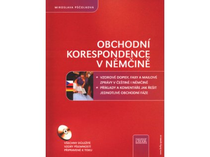 Obchodní korespondence v němčině bez CD (Stav Nová - lehce poškozená)