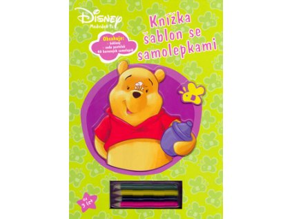 Knížka šablon se samolepkami (Stav Nová - lehce poškozená)