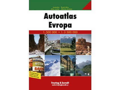 Autoatlas Evropa (Stav Použité zboží - běžné opotřebení)