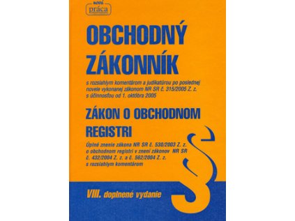 Obchodný zákonník (Stav Nová - lehce poškozená)