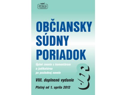 Občiansky súdny poriadok (Stav Nová - lehce poškozená)