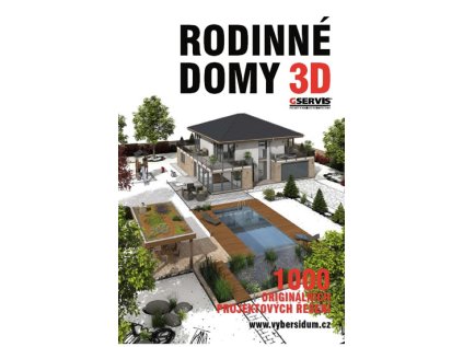Rodinné domy 3D - 1000 originálních projektových řešení (Stav Nová - lehce poškozená)